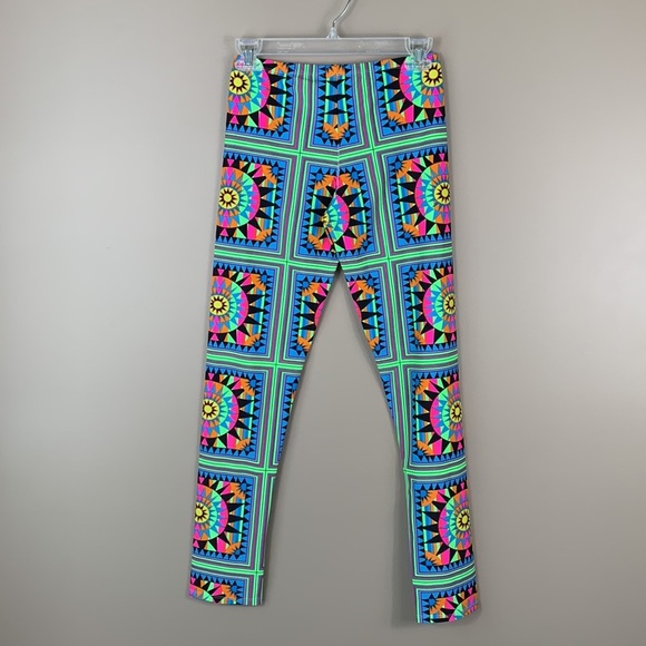 Mara Hoffman neon swim leggings sz med - Picture 6 of 8